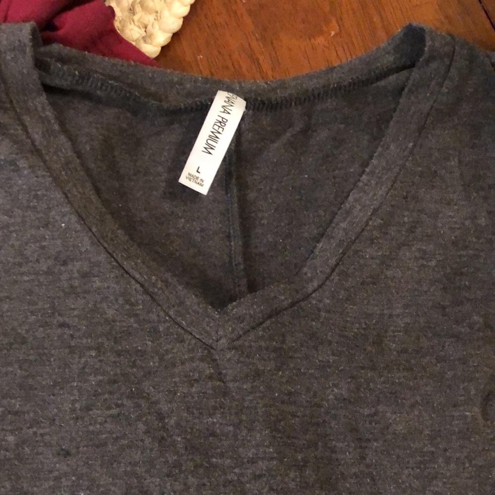 Bundle of 2 short sleeve Zenana Premium knit dresses, both sz L and same cut/fit - Picture 3 of 8